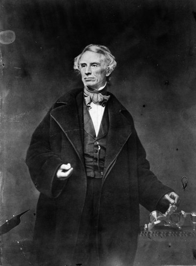 Samuel Morse and his Recorder, 1857 by Mathew B. Brady